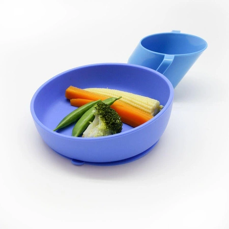 Miseczka-Talerzyk Doidy Bowl z przyssawką - niebieski