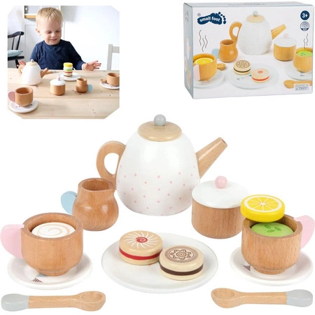 Zestaw do herbaty Chwilka zapomnienia 11214-Small Foot Design, Zabawki drewniane