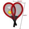 WOOPIE Duże Rakietki do Tenisa Badminton dla Dzieci Zestaw + Piłka Lotka