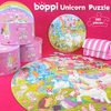 BOPPI, Puzzle okrągłe 58 cm - Jednorożce 150 elem.