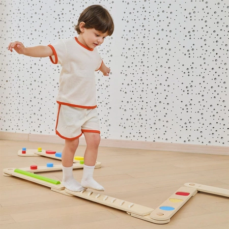VIGA Drewniana Równoważnia Modułowa Tor Ścieżka Sensoryczna