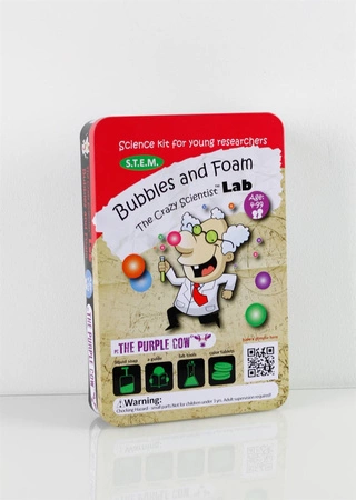 Zestaw do robienia eksperymentów The Purple Cow - Bańki i piana