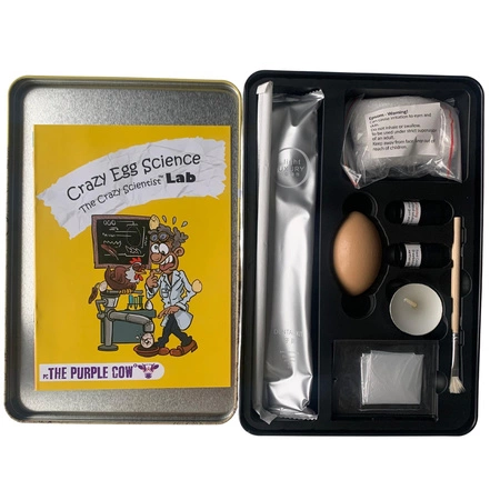 Zestaw do robienia eksperymentów The Purple Cow - Szalone Jajko