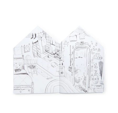 Kolorowanka domek LES MINOUCHKAS 681601