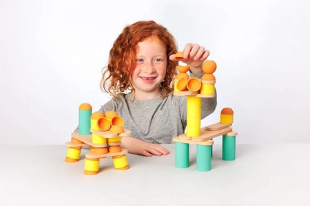 OPPI Kreatywny zestaw konstrukcyjny Stix 60 elementów 2+