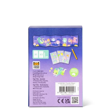 Tiger Tribe Zestaw z Folią Transferową - Zaczarowane Stworzenia