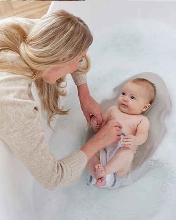 Shnuggle Leżaczek do Kąpieli Noworodka Taupe