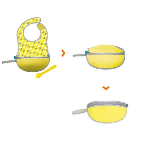 Śliniak dla niemowlaka w saszetce, Pine Slice, b.box