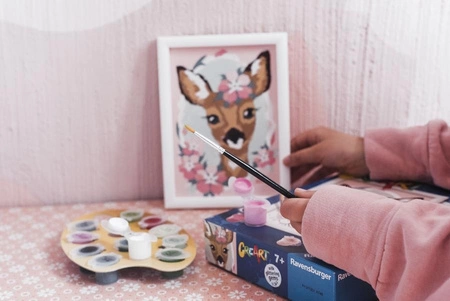 CreArt Malowanie Po Numerach Dla Dzieci - Piękna sarna