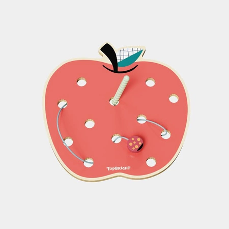 Robaczki w jabłuszku – zabawka edukacyjna dla dzieci 18 mies.+ TOPBRIGHT