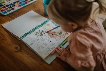 Auzou Kolorowanka wodna Dzikie zwierzątka 3+ 99533