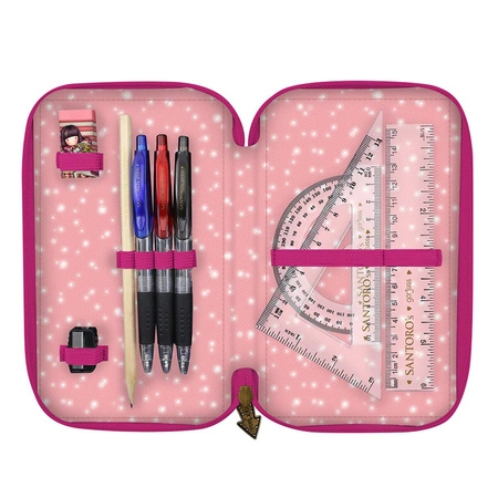 Potrójny Piórnik z Wyposażeniem - Gorjuss - Fairground - Carousel