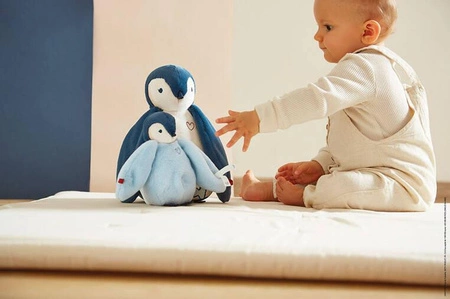 Kaloo Zestaw dwóch przytulanek Pingwinki 25 cm i 15 cm w pudełku kolekcja Complices