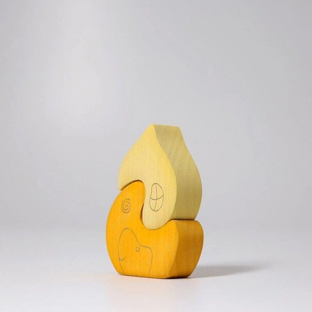 Kształt Cebulowy Dom, żółty, 1+, Grimm's