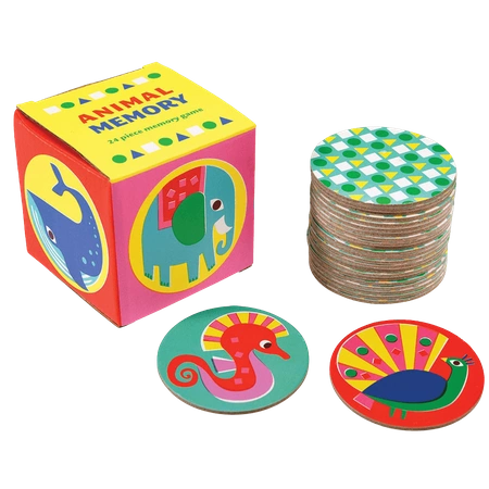 Gra Memory. 24 el., Zwierzęta, Rex London