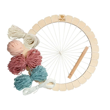 Rama tkacka/krosno dla dzieci okrągłe 21 cm