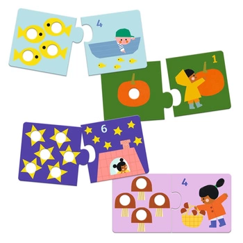 Puzzle duo łączenie liczb DJ08272