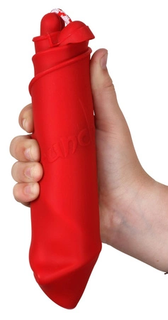 Składane wiaderko do wody i piasku Scrunch Bucket - Rust