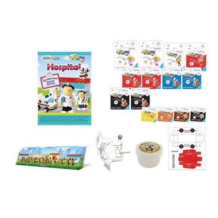 Jumping Clay | Zestaw kreatywny Miasto - Szpital