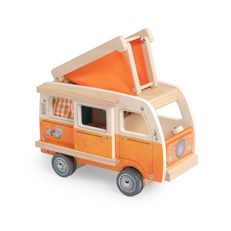 Drewniany minivan z wyposażeniem 632444