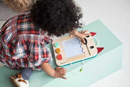 LILLIPUTIENS Drewniana tablica – znikopis Wilk Louis 2 lata+