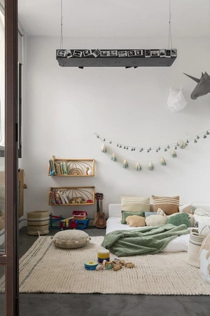 Dywan Bawełniany Twin Vintage Blue 80x140 cm Lorena Canals