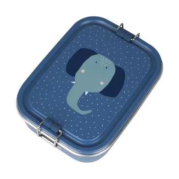 Mały stalowy lunch box - Słoń Trixie Baby