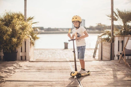 SCOOTANDRIDE Kask S-M dla dzieci 3+ Lemon