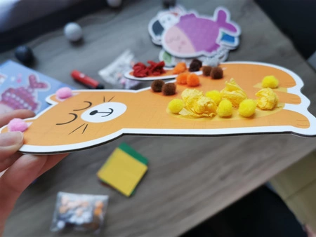 Mój pierwszy zestaw artystyczny Apli Kids - Pompony