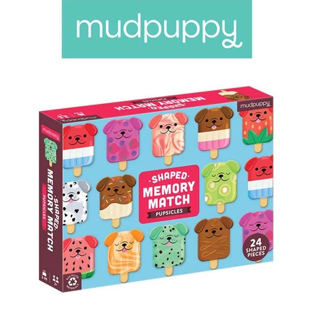 Mudpuppy Gra Memory Pieskolody 24 elementy 3+