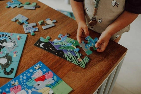 Mudpuppy Puzzle progresywne „Uważność” 4, 6, 9 i 12 elementów 2+