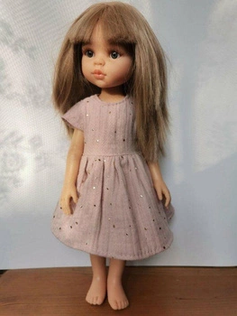 SUKIENKA DLA LALEK PAOLA REINA 32 CM, Zgaszony róż