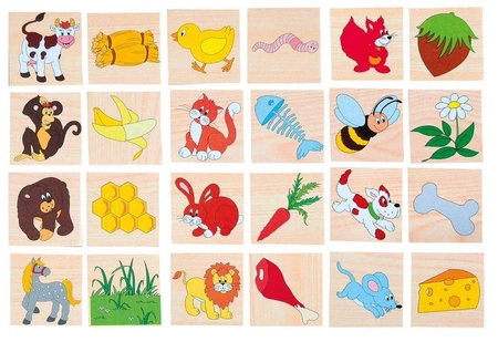 Puzzle Kto co zjada?