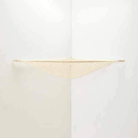 3 Sprouts Organizer Narożny Hamak na Zabawki Beige