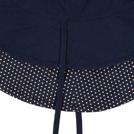 Lassig Kapelusz dwustronny Polka Dots navy UV 50+