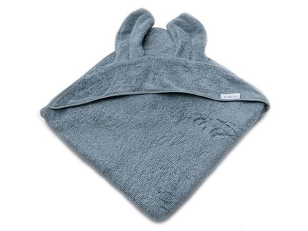 Ręcznik bambusowy z kapturkiem Niebieski 100x100 BAMBOOM