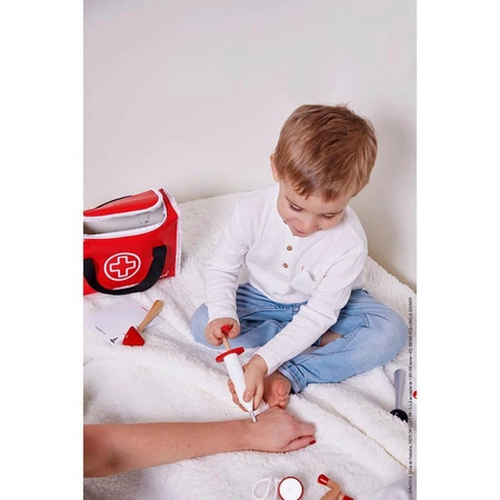 Zestaw lekarza z 10 akcesoriami, Janod