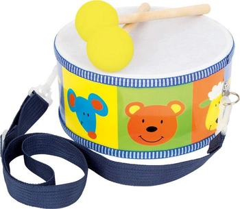 Kolorowy Bębenek z wesołymi zwierzakami