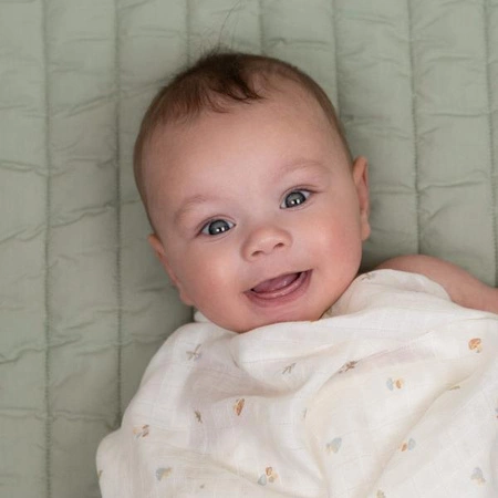 Little Dutch Otulacz muślinowy 120x120 cm Forest Treasures