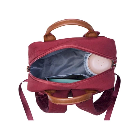Childhome Plecak dziecięcy Mini Club Signature Urban Burgundy