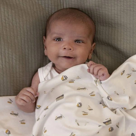 Little Dutch Otulacz 120 x 120 cm Sailors Bay White TE50421690