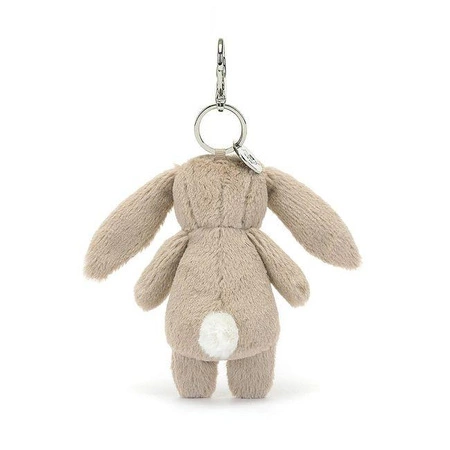 JellyCat - Breloczek Króliczek z Kwiecistymi Uszami Beżowy 17 cm