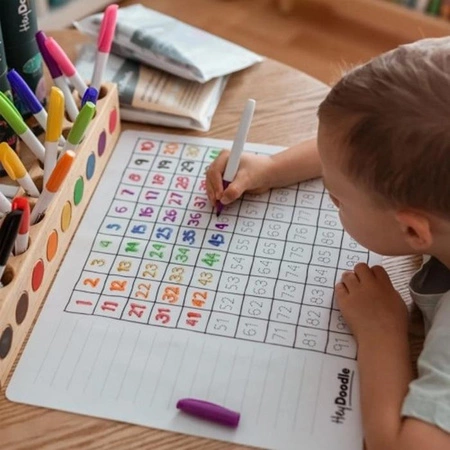 HeyDoodle Mata Silikonowa Tabela z Liczbami do 100