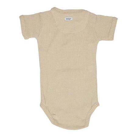 Lodger Body kopertowe niemowlęce krótki rękaw bawełniane beżowe Ciumbelle Ivory r. 80