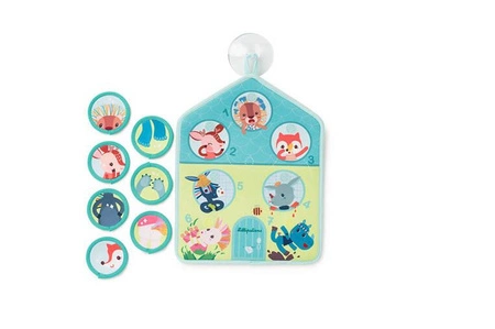 LILLIPUTIENS Edukacyjna mata do wanny "Myję się" 18 m+