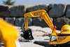 FALK Koparka JCB DIGGER Obrotowa Żółta Ruchoma Łyżka Od 3 Lat.