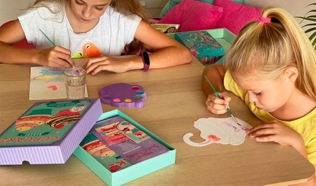 Box Candiy, zestaw artystyczny Akwarele muffinki