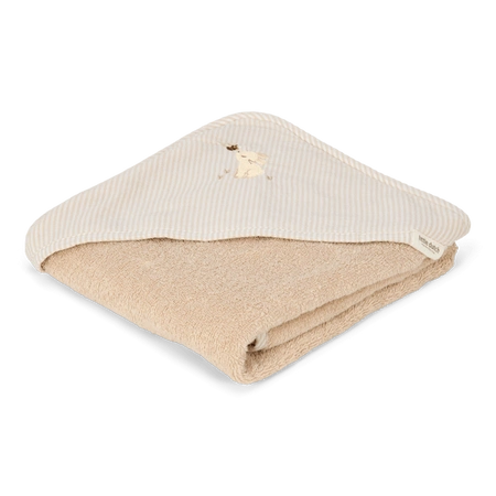 Little Dutch Bawełniany ręcznik z kapturem 75x75 cm Forest Wonders