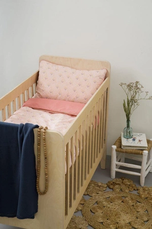 Fresk Tkany kocyk z bawełny organicznej 80 x 100 cm Uni Ink blue