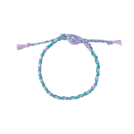 Zestaw kreatywny do tworzenia biżuterii Tęczowe bransoletki 30 szt. 8+, Janod